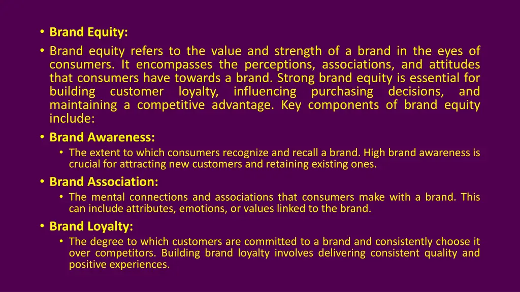 brand equity brand equity refers to the value