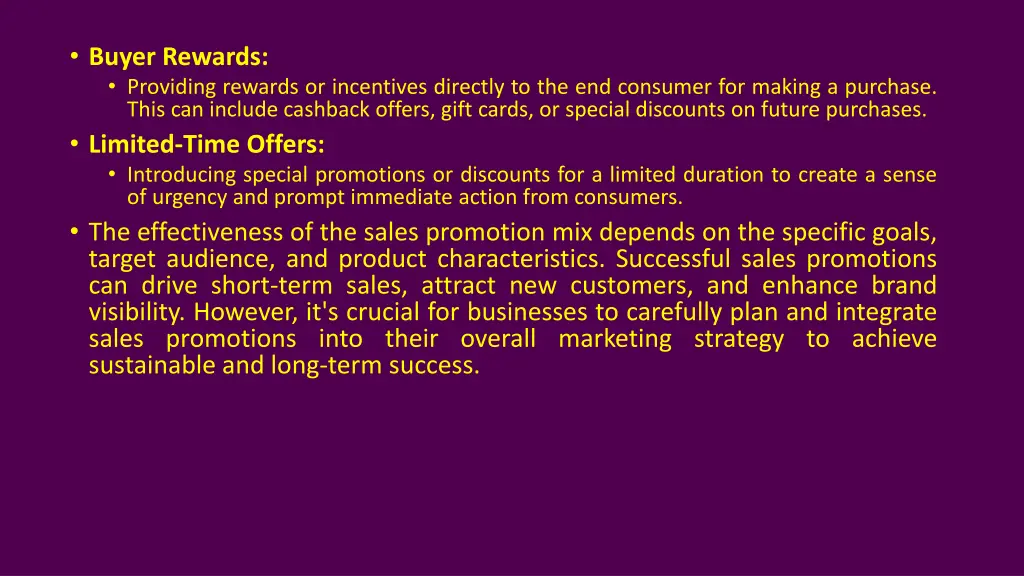 buyer rewards providing rewards or incentives