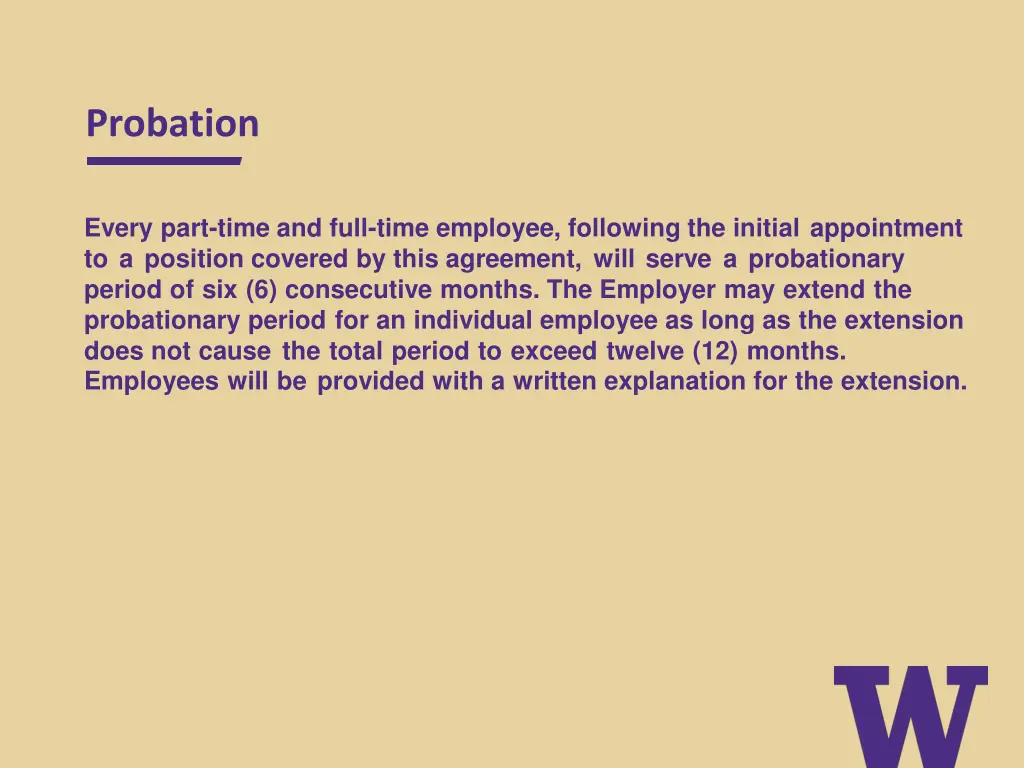 probation