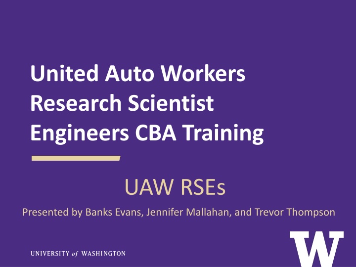 united auto workers research scientist engineers