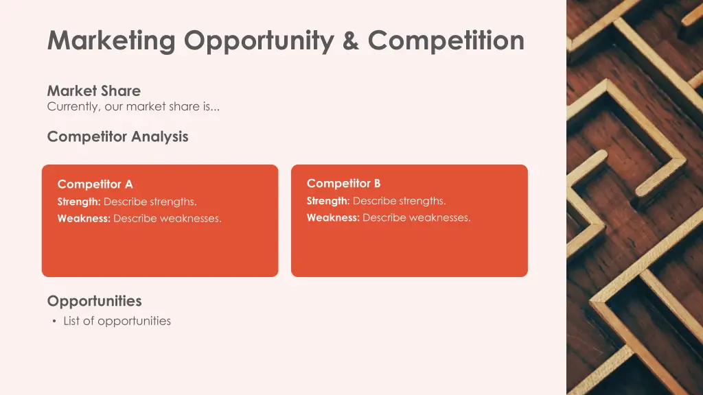 marketing opportunity competition