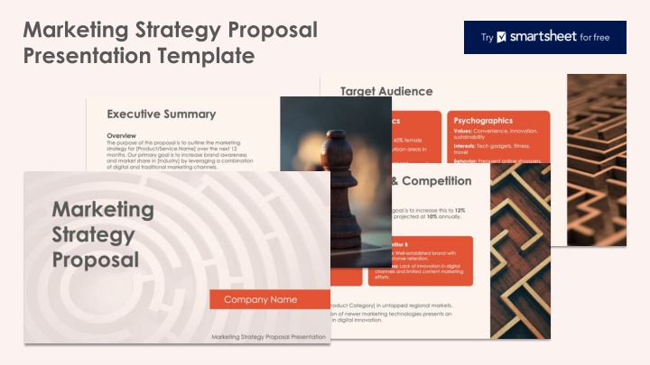 marketing strategy proposal presentation template