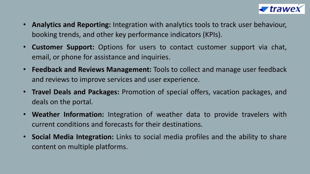 analytics and reporting integration with