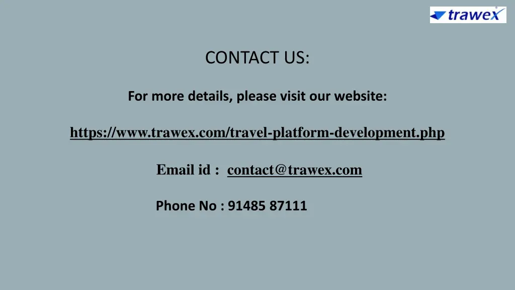 contact us