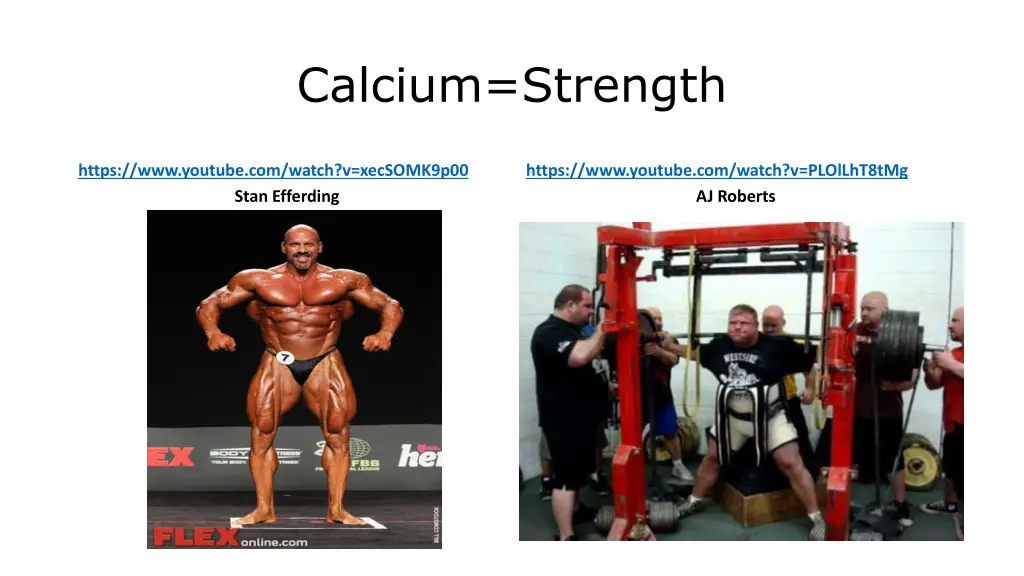 calcium strength