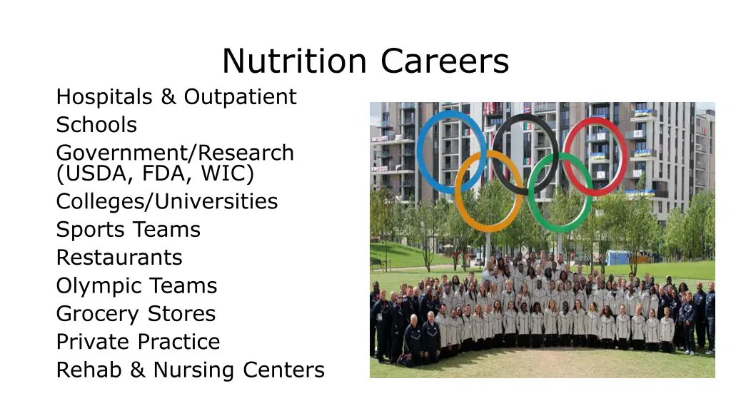 nutrition careers