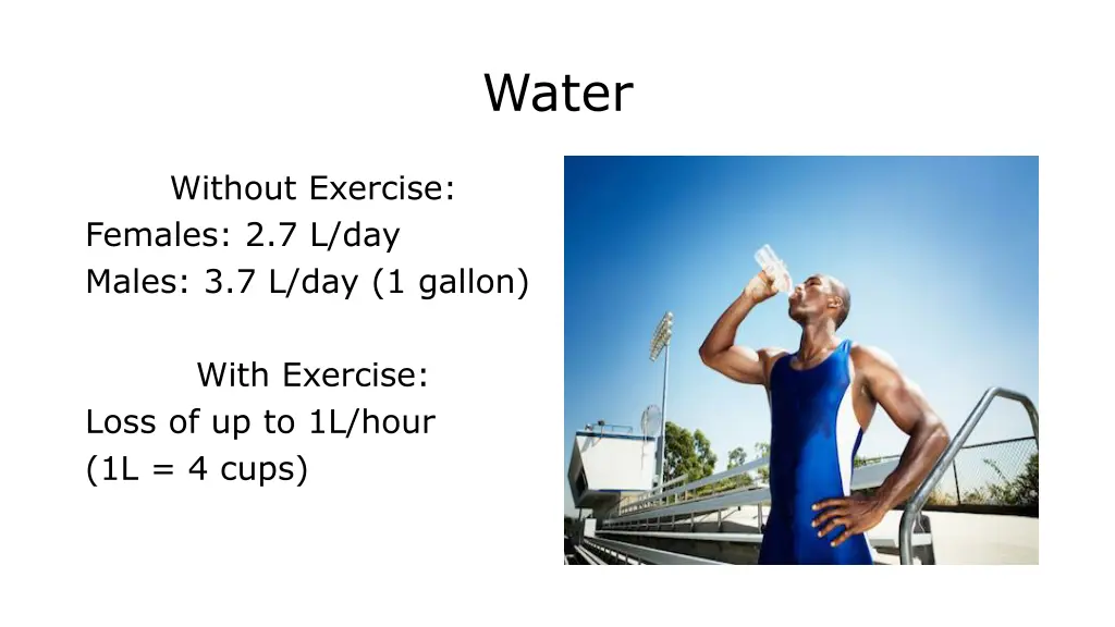 water