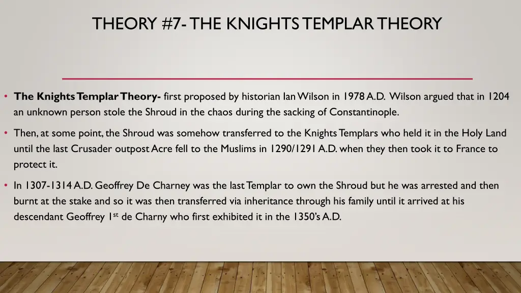 theory 7 the knights templar theory