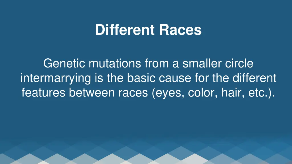 different races