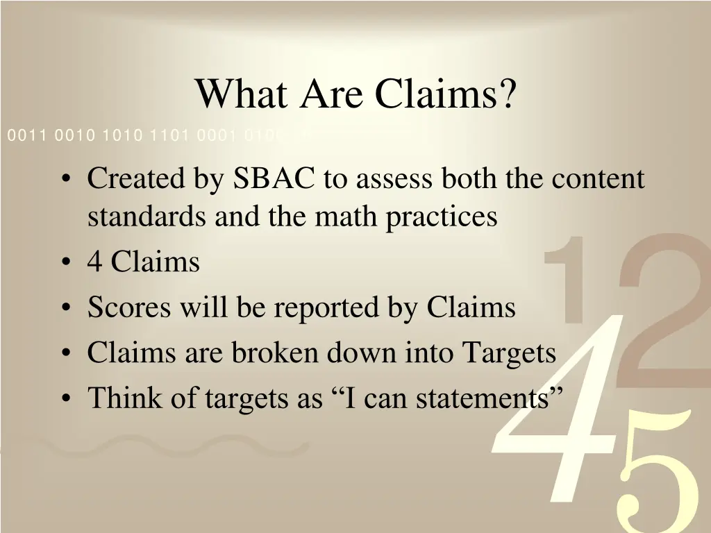 what are claims