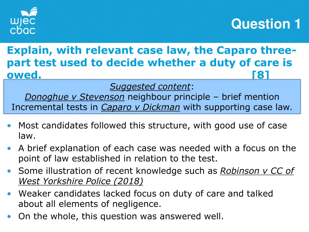 question 1