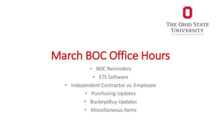 march boc office hours march boc office hours