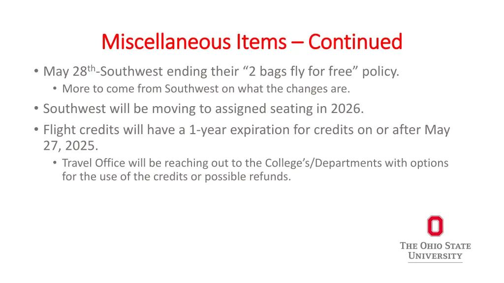 miscellaneous items miscellaneous items continued