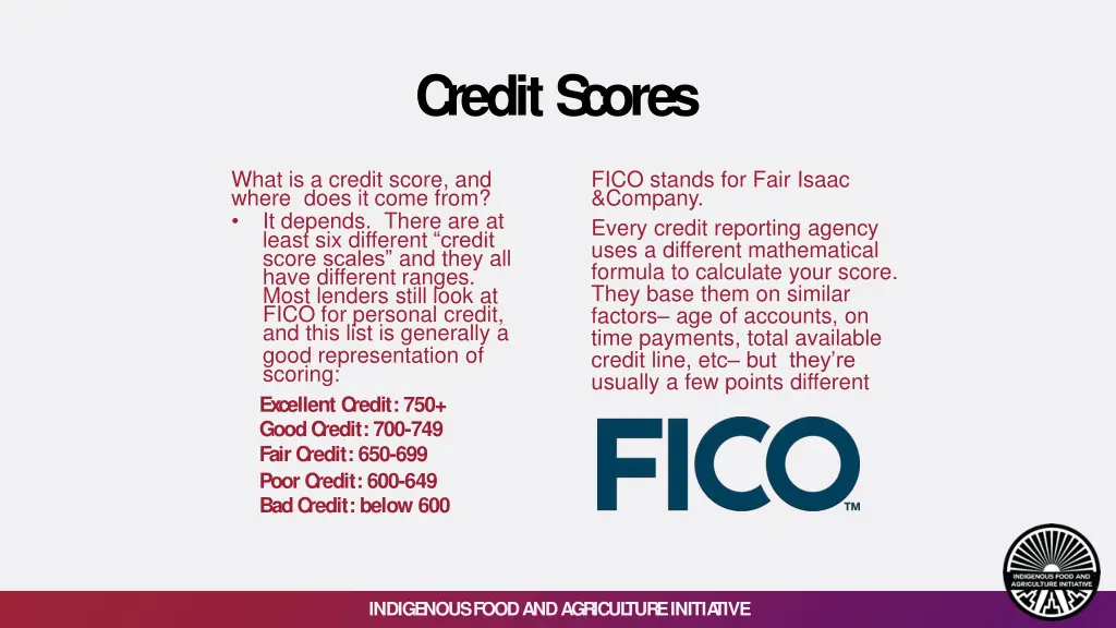 credits cores