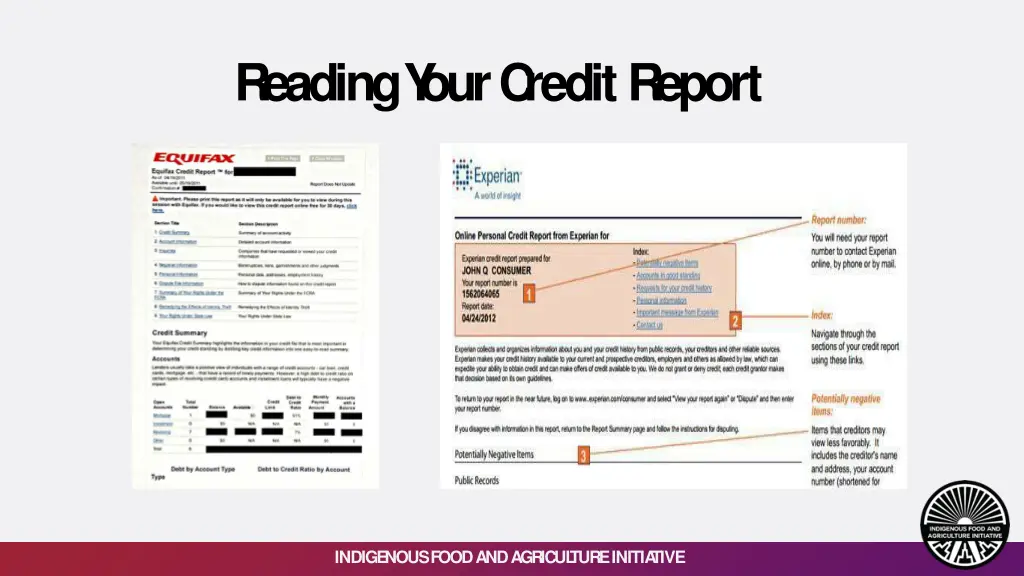 readingy ourc reditreport