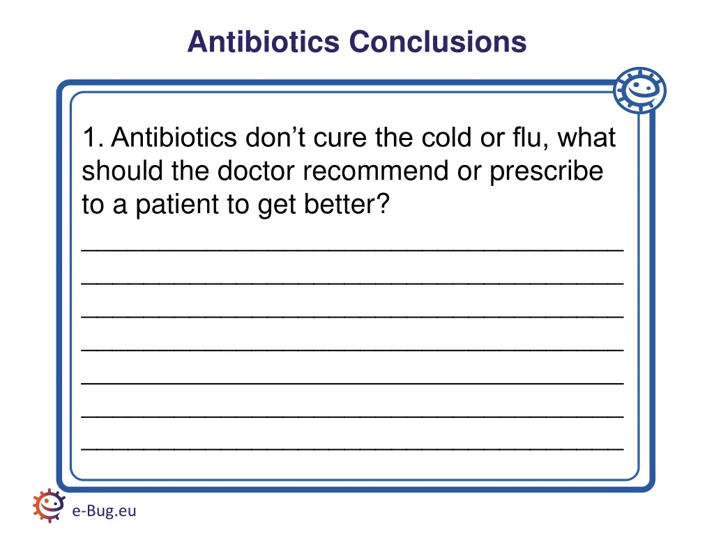 antibiotics conclusions