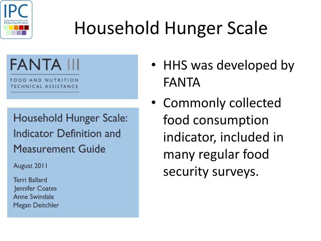 household hunger scale