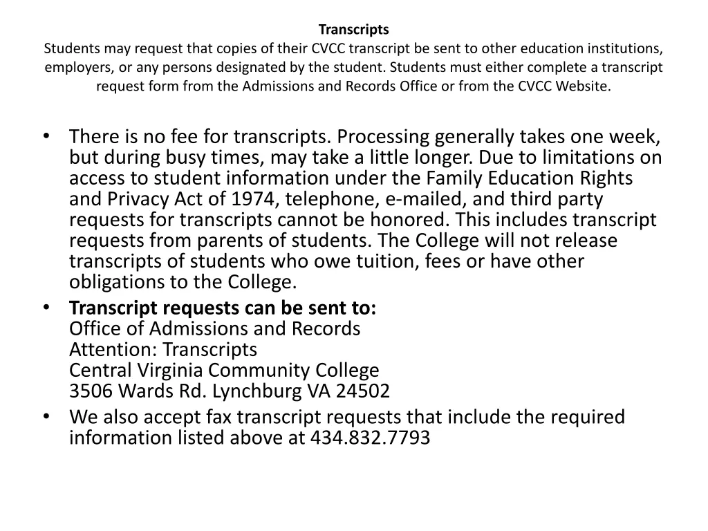 transcripts