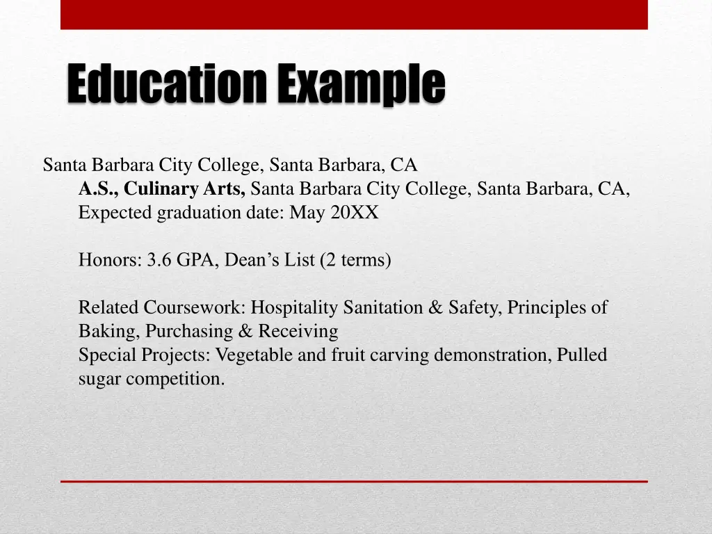education example