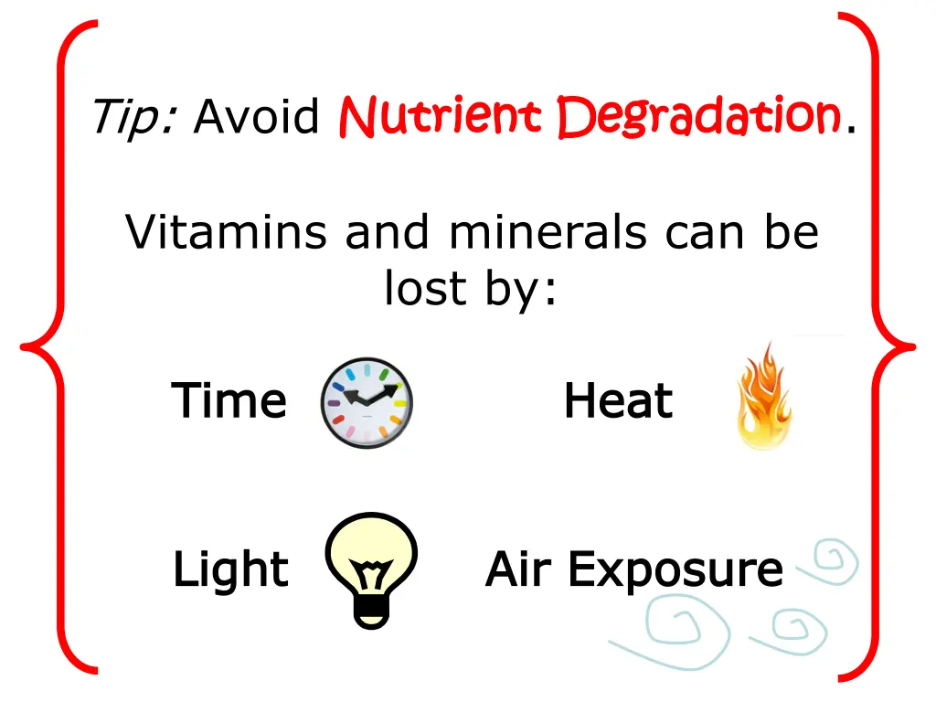 tip avoid nutrient degradation nutrient
