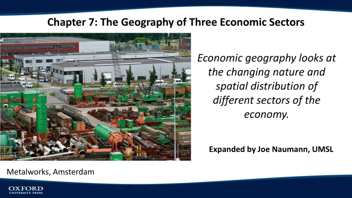 chapter 7 the geography of three economic sectors