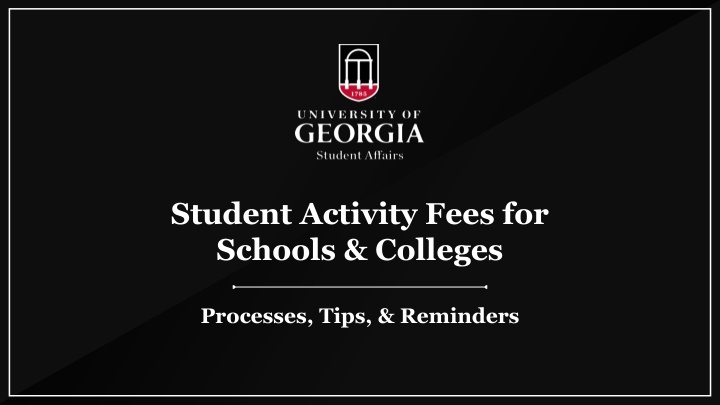 student activity fees for schools colleges