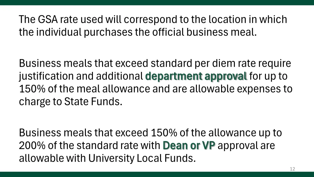 the gsa rateused will correspond to the location