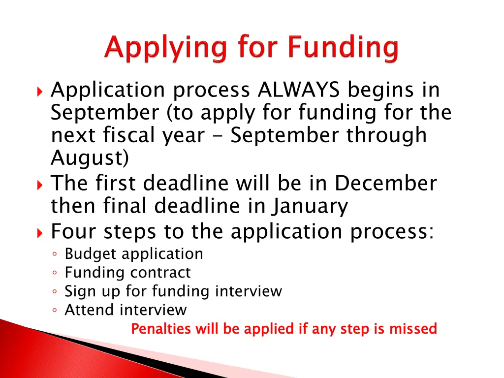 application process always begins in september