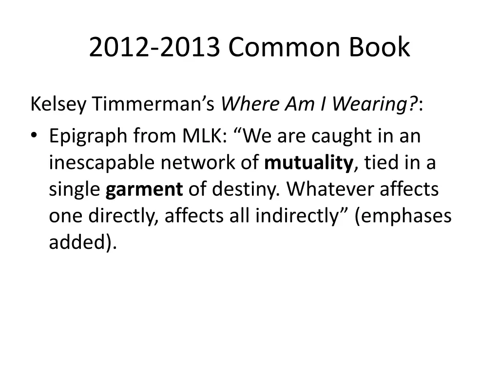 2012 2013 common book