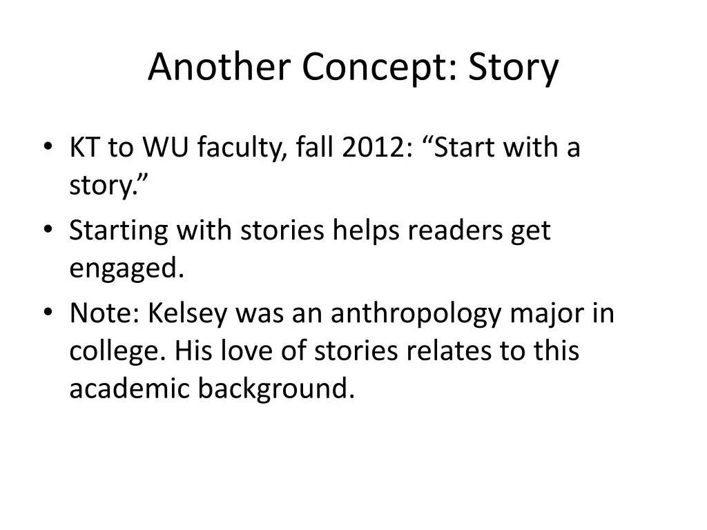 another concept story