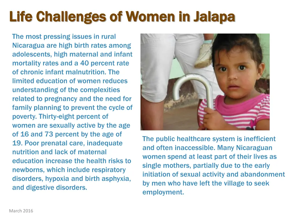 life challenges of women in jalapa life