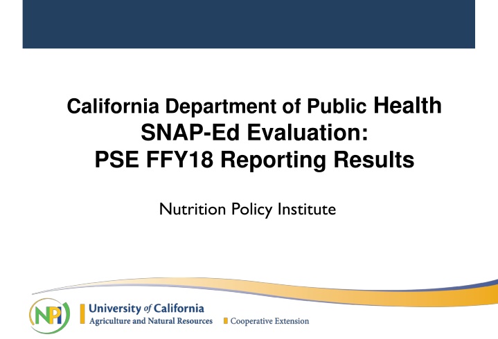 california department of public health snap