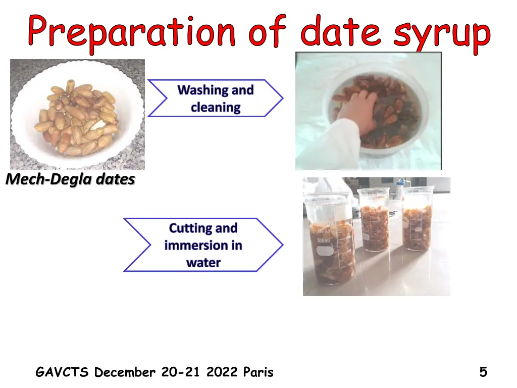 preparation of date syrup