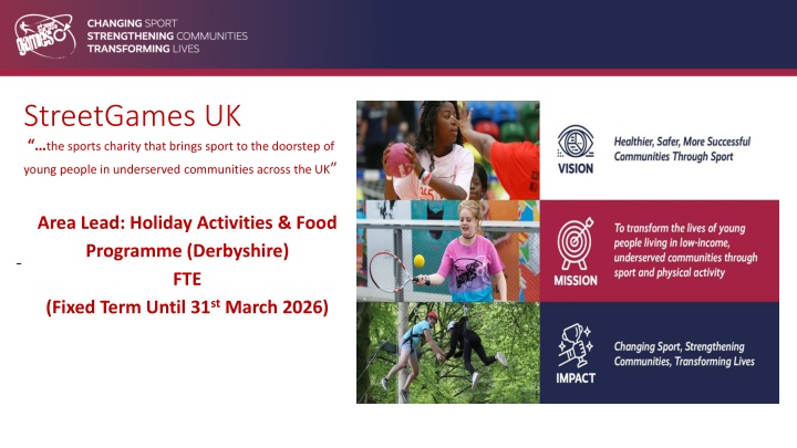 streetgames uk the sports charity that brings