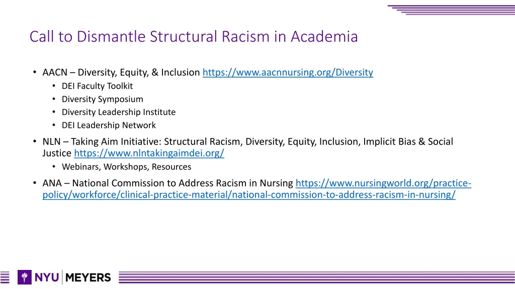 call to dismantle structural racism in academia