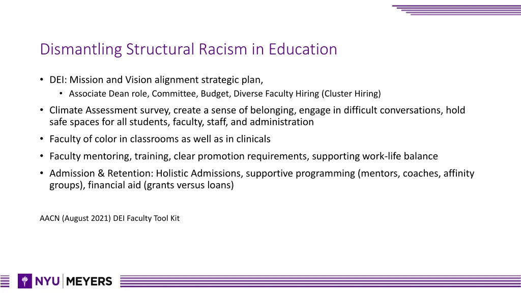 dismantling structural racism in education