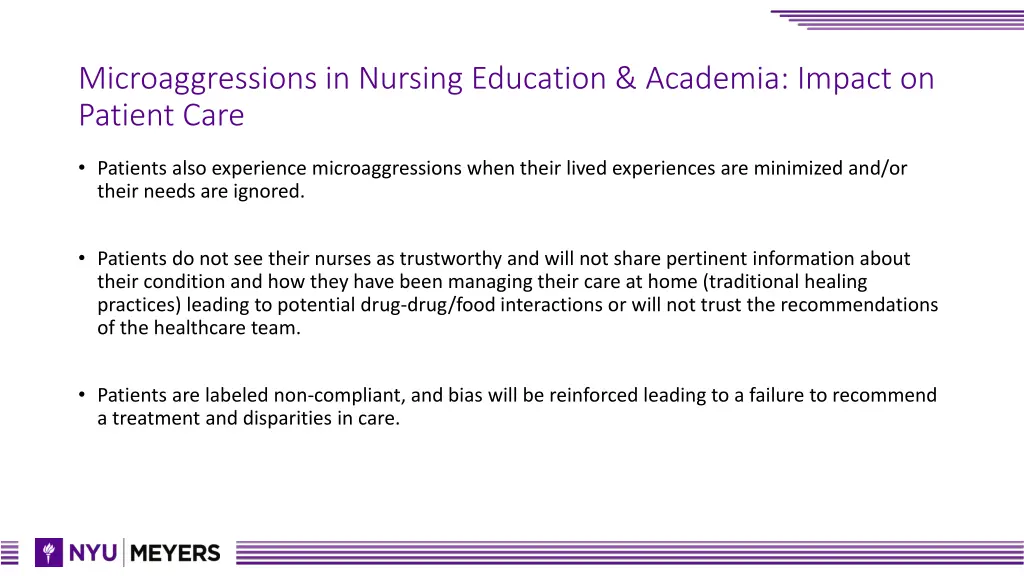 microaggressions in nursing education academia 2