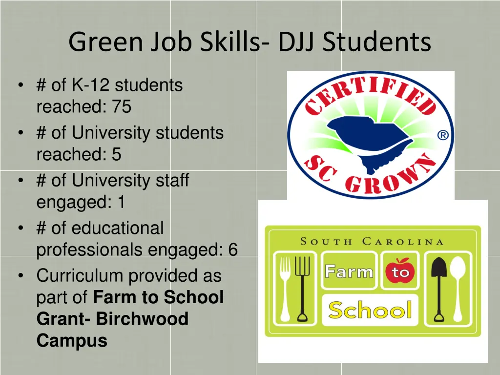 green job skills djj students