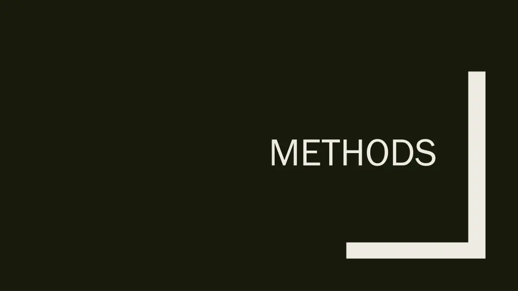 methods