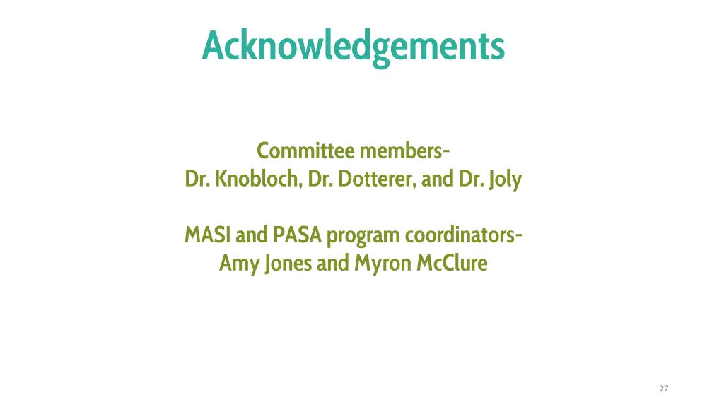 acknowledgements