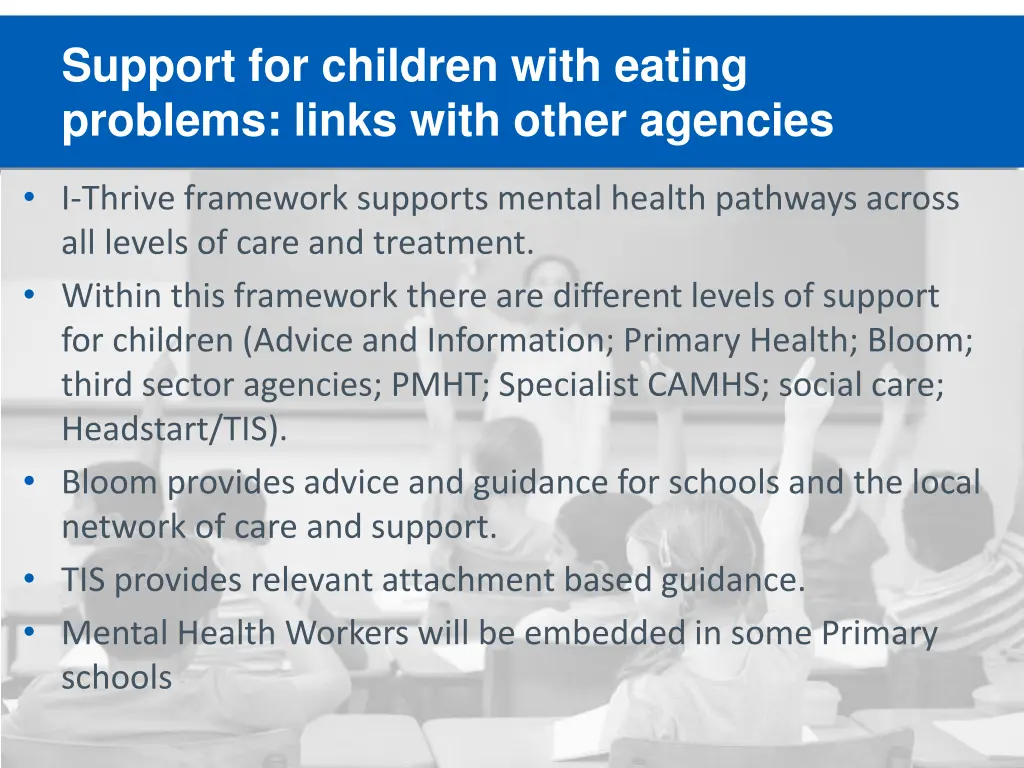 support for children with eating problems links