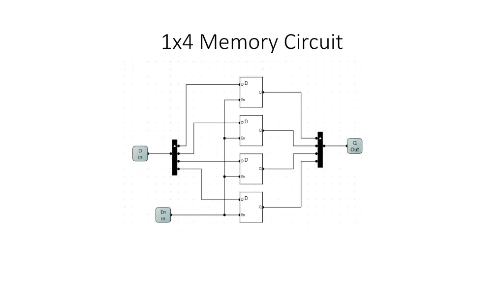 1x4 memory circuit