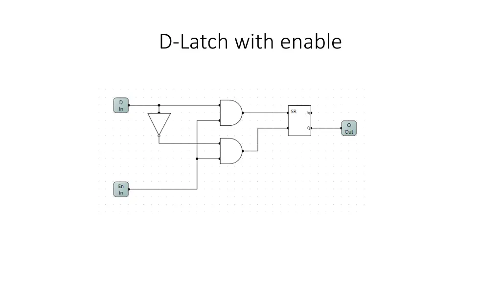 d latch with enable
