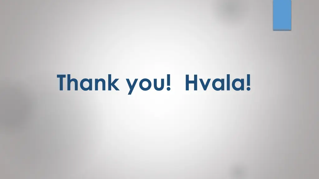 thank you hvala