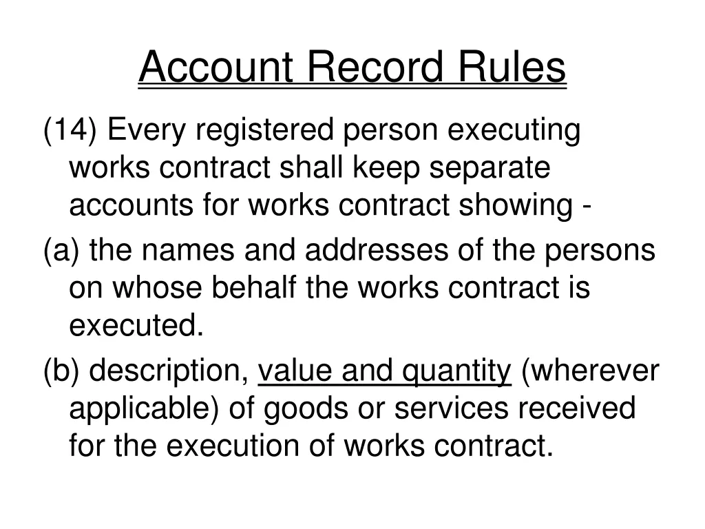 account record rules 2