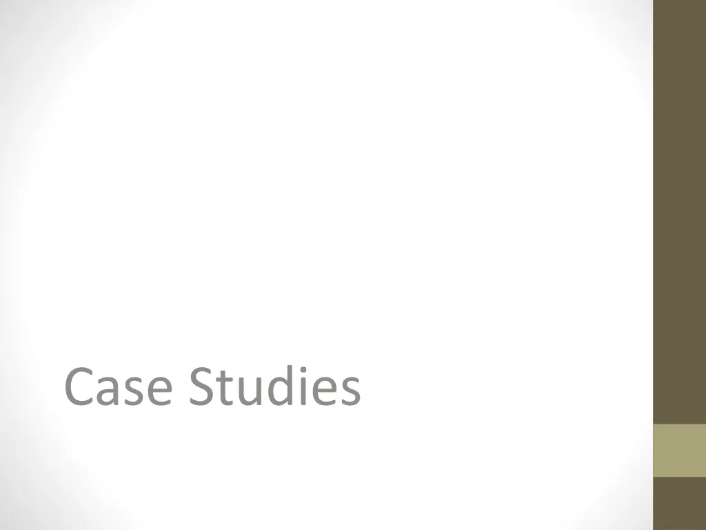 case studies