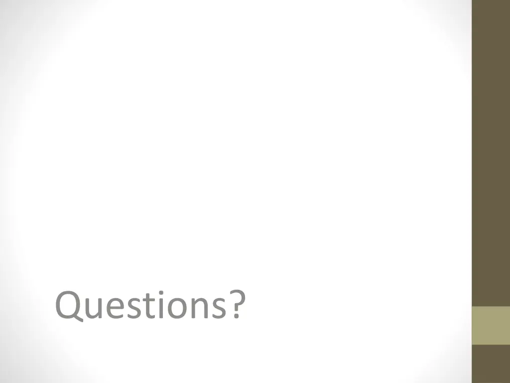 questions