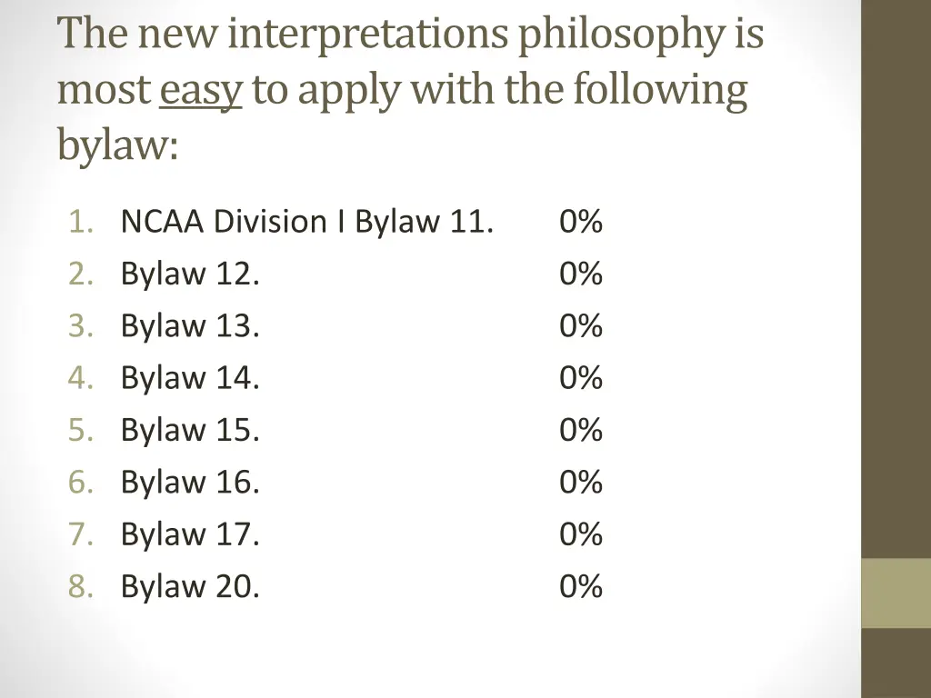 the new interpretations philosophy is most easy