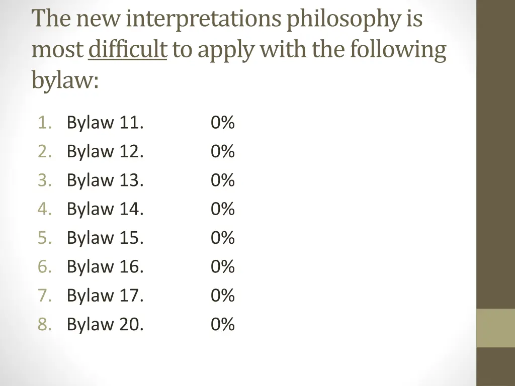 the new interpretations philosophy is most