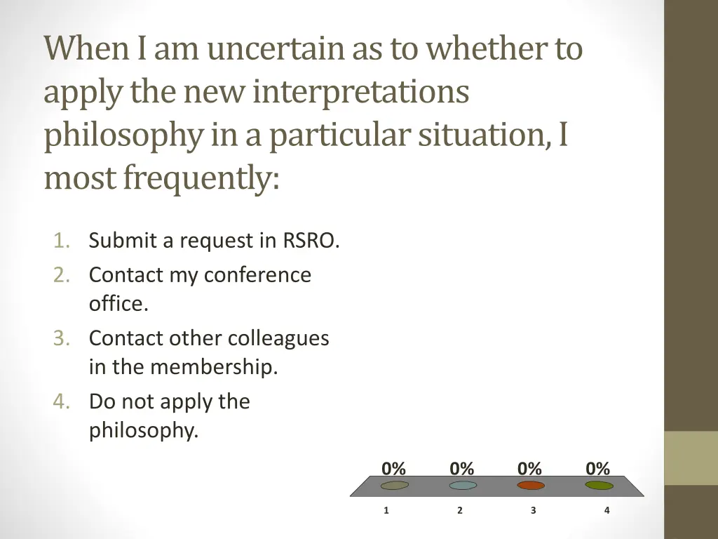 when i am uncertain as to whether to apply